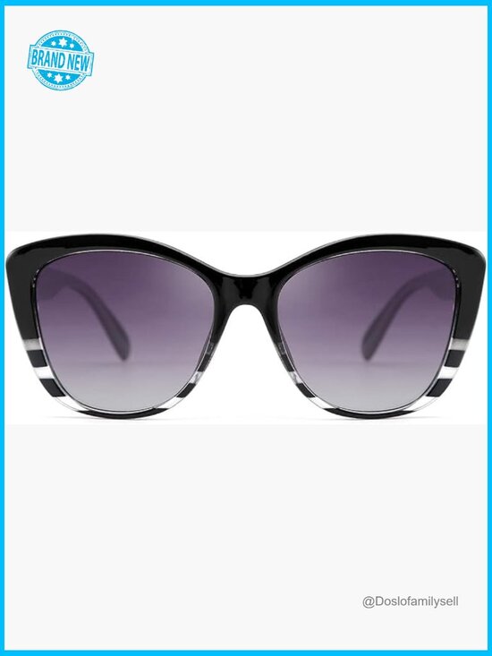 Vintage Square Cat Eye Sunglasses Polarized Retro Chic Y2K Fashion main image 4
